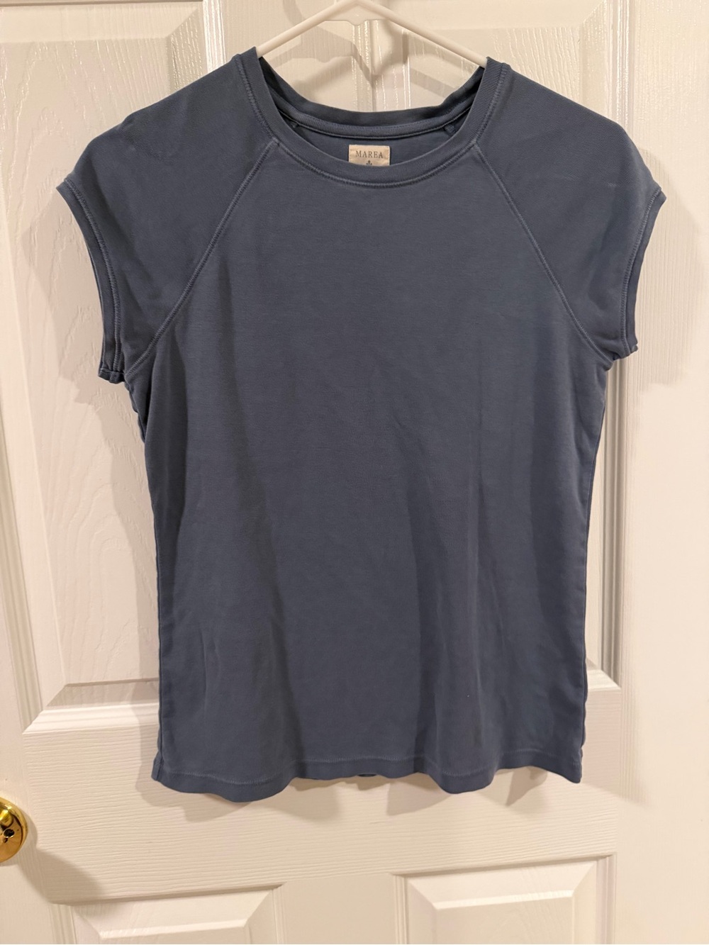 Slate Blue Short Sleeve Crewneck Tee